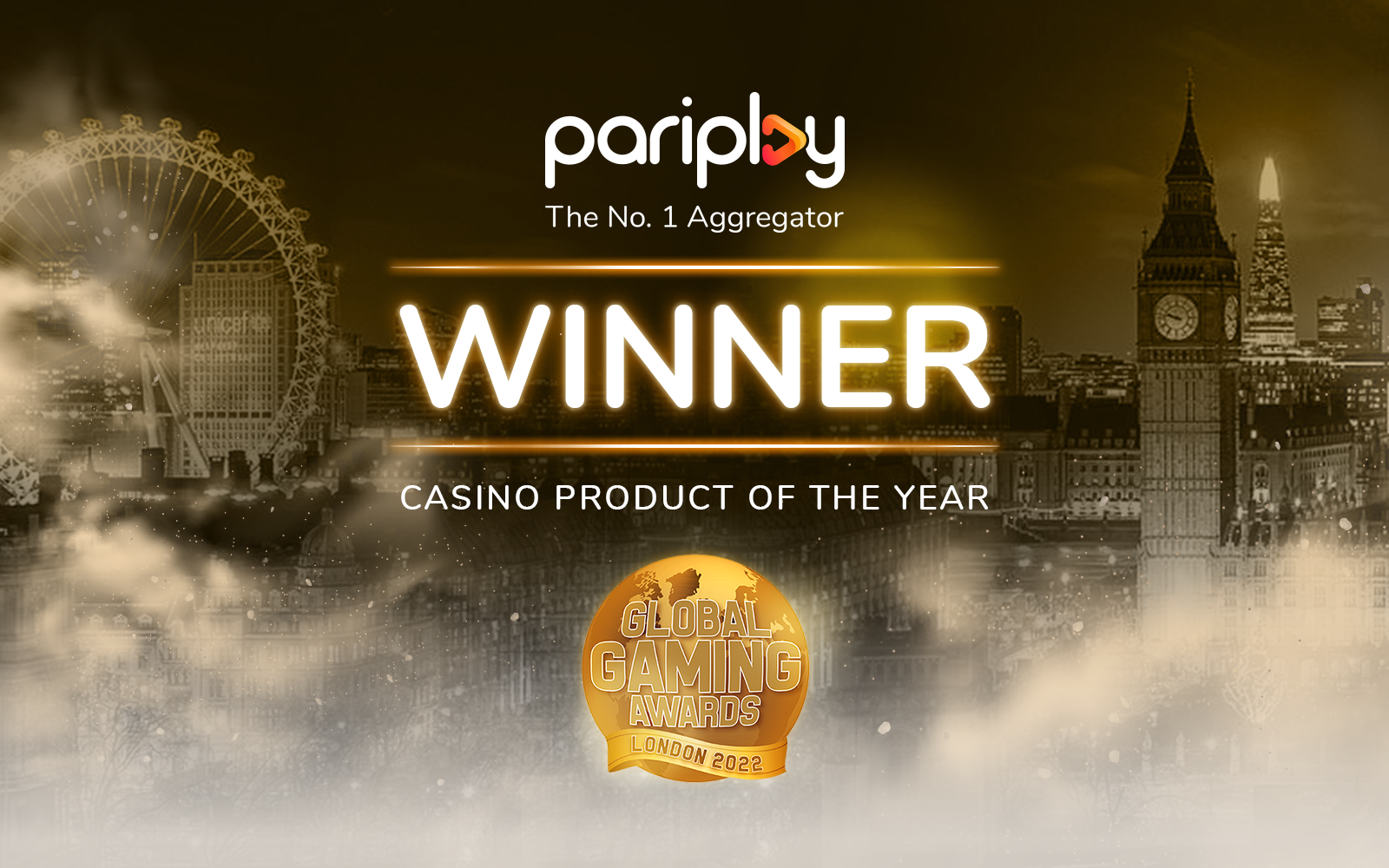 Pariplay Wins 'Casino Product of the Year' at the Prestigious